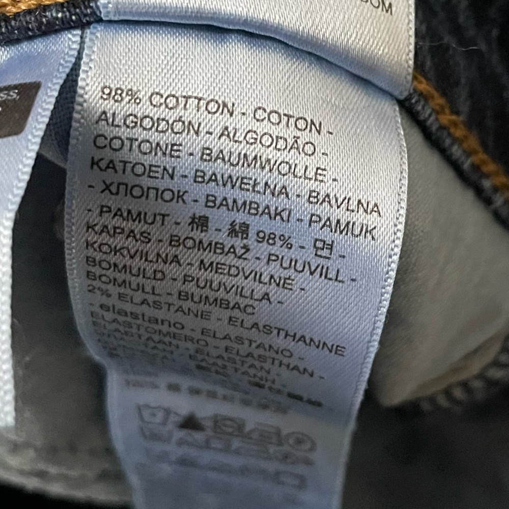 LEVIS Jeans Wide Leg NWT High Rise 728 Premium Woodstock Dark Wash Blue Size 27 - Picture 13 of 16